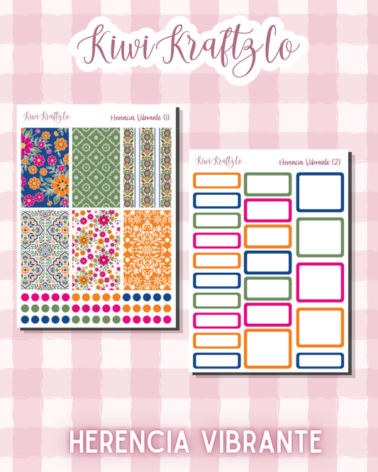 Herencia Vibrante PHYSICAL Sticker Kit - Standard Size