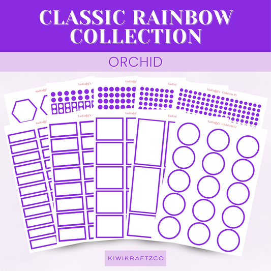 Classic Rainbow Functional Shapes - Orchid