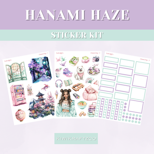 Hanami Haze PHYSICAL Sticker Kit
