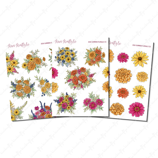 2026 Summer Florals - Standard Size