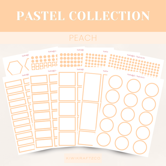 Pastel Functional Shapes - Peach