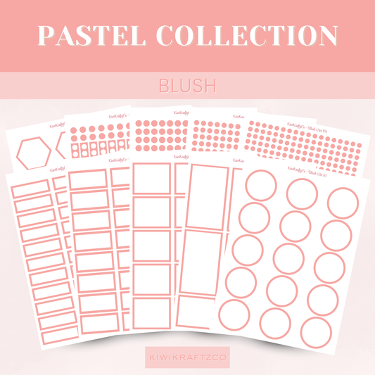 Pastel Functional Shapes - Blush