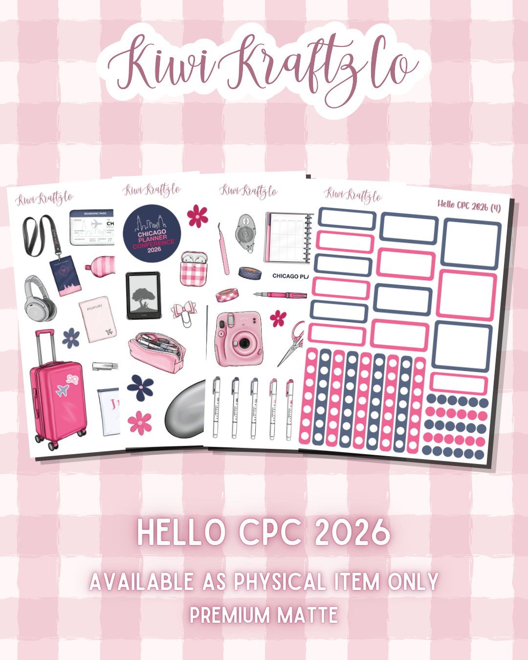 Hello CPC 2026 PHYSICAL Sticker Kit - Petite Size