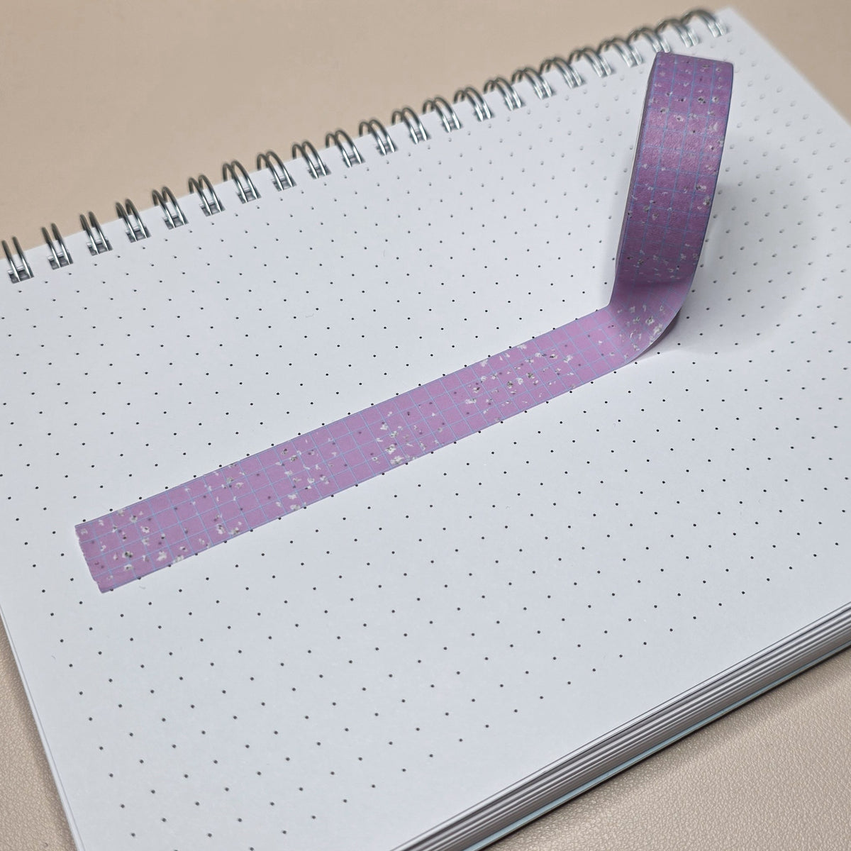 Purple and Blue Plaid Washi Tape - 15mm