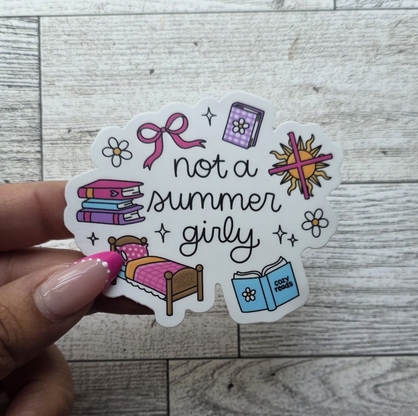 Die Cut Sticker - Not a Summer Girly
