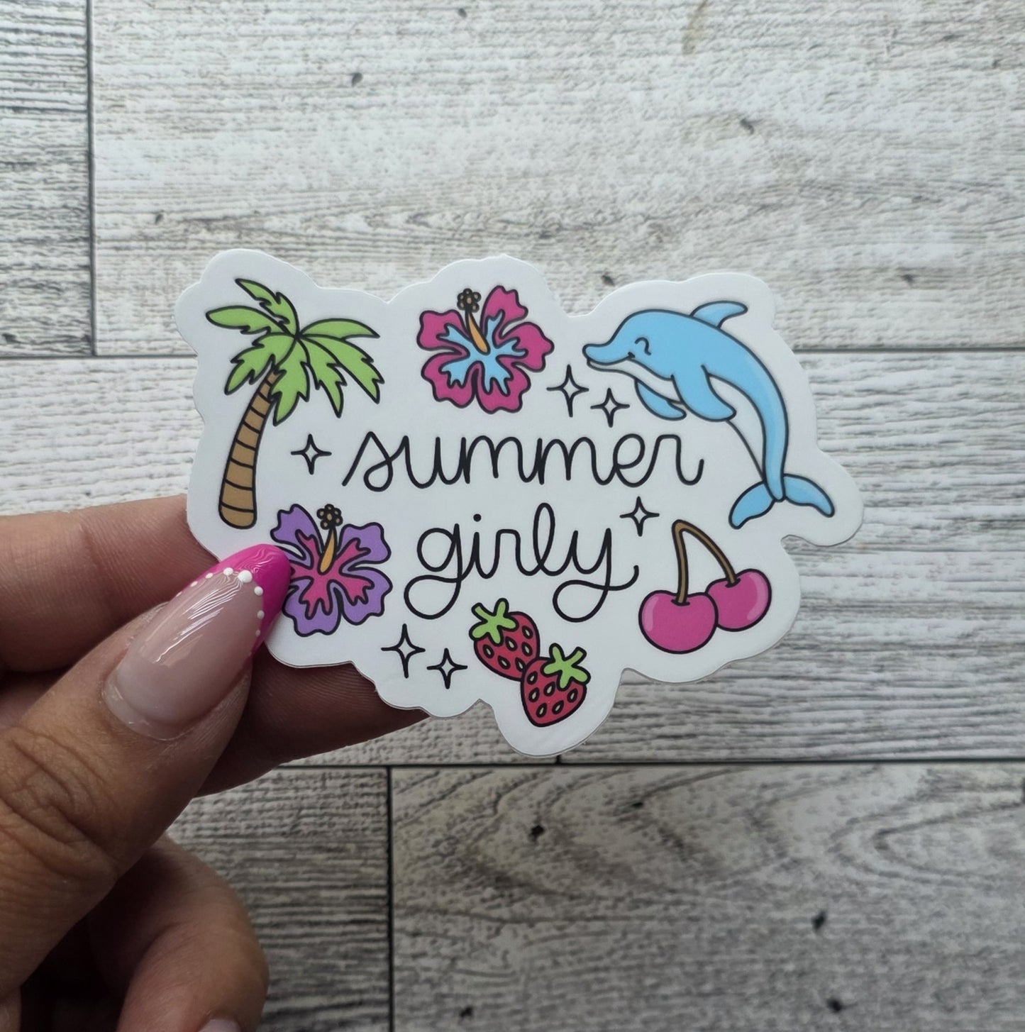 Die Cut Sticker - Summer Girly