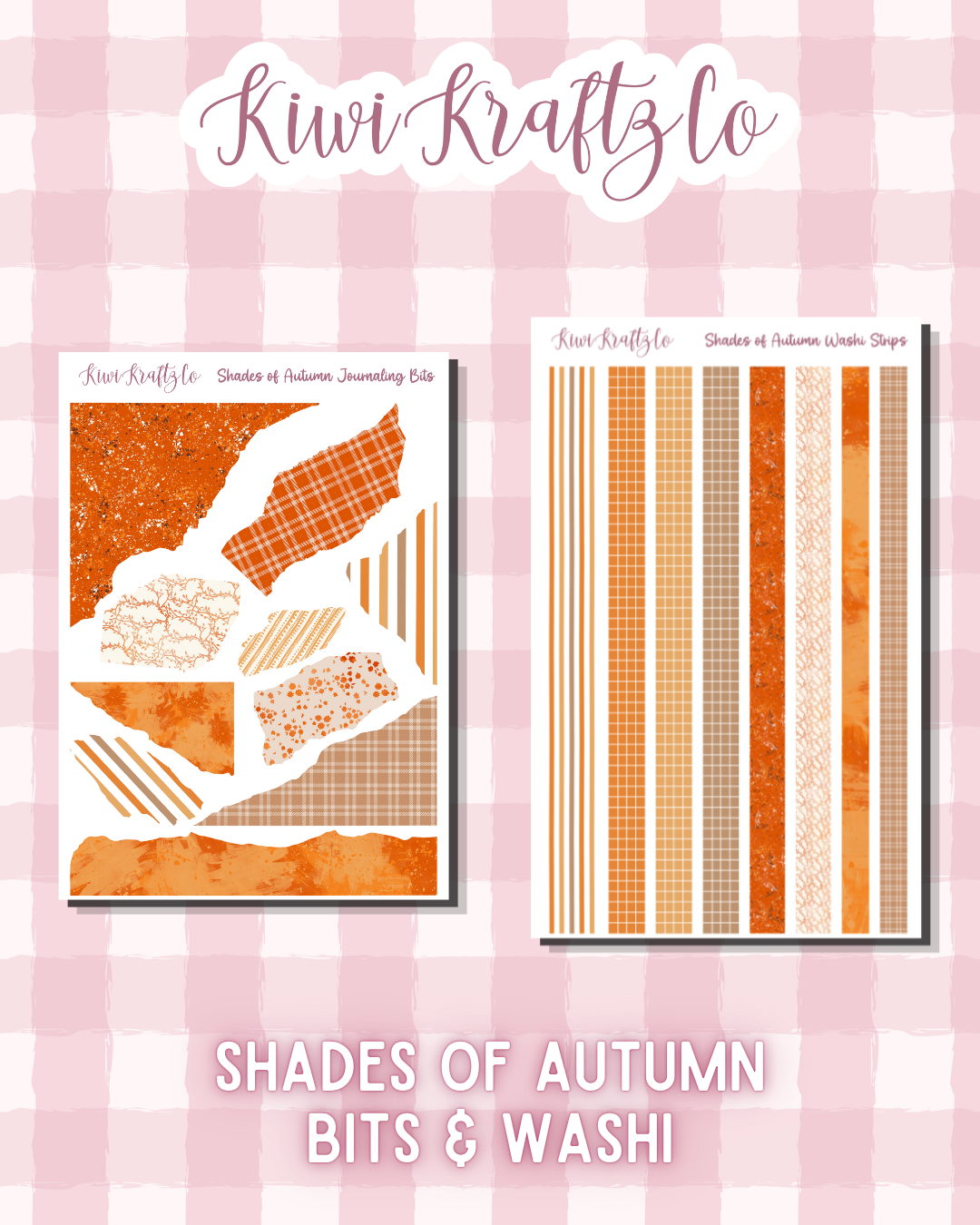 Shades of Autumn Bits & Washi