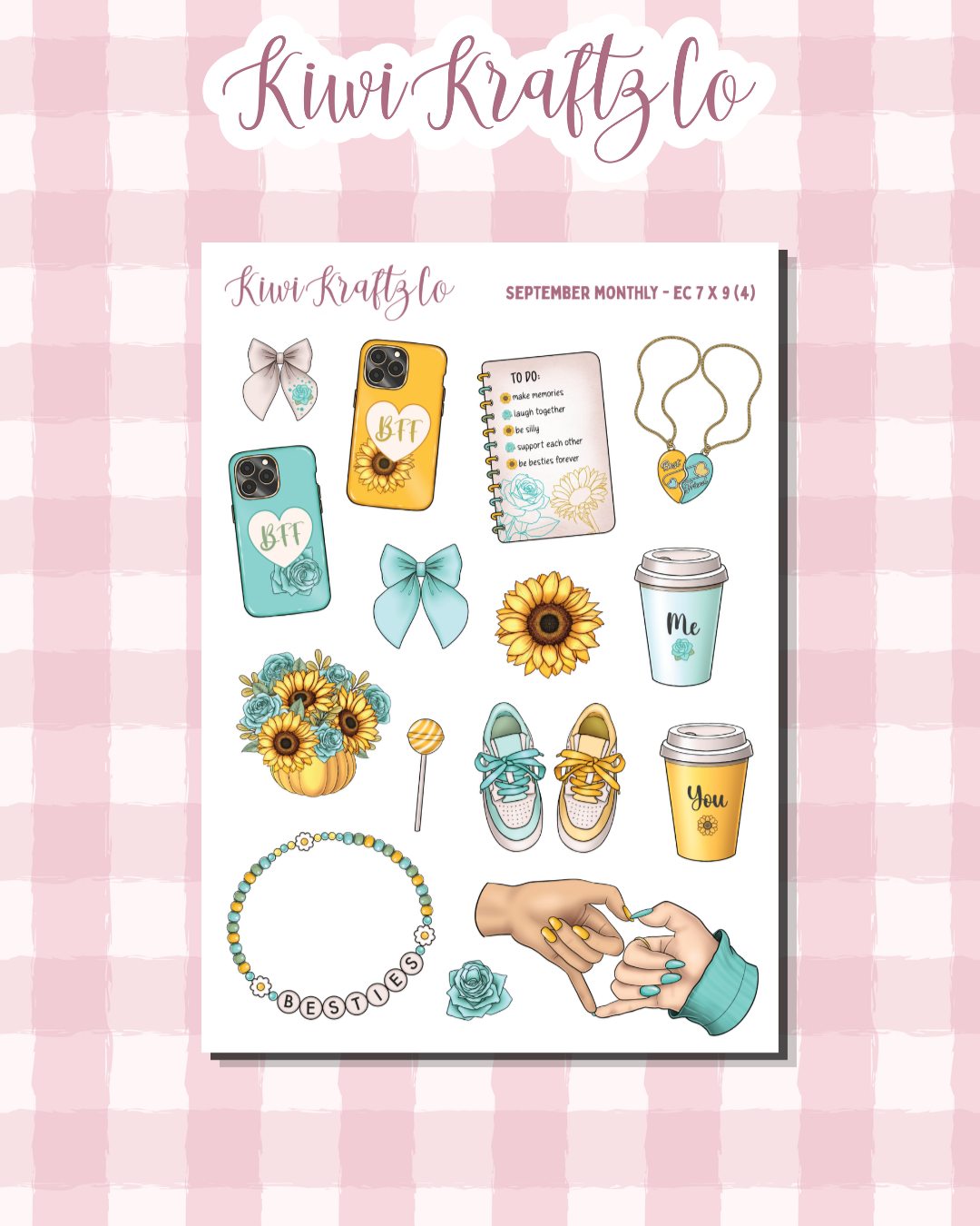 September Monthly Kit - Erin Condren 7 x 9
