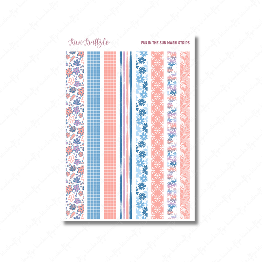 Fun in the Sun Washi Strips