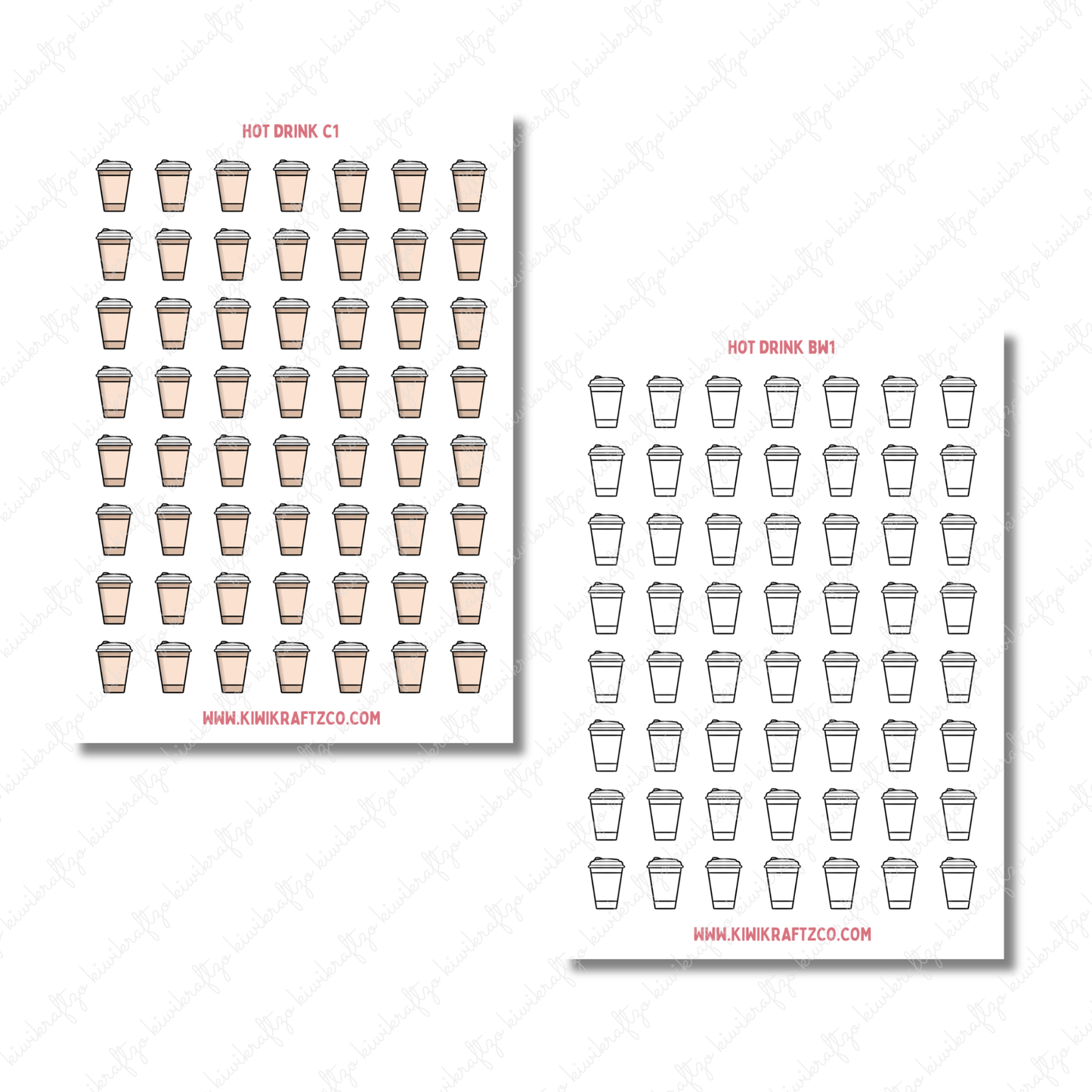 Hot Drink Icons 1