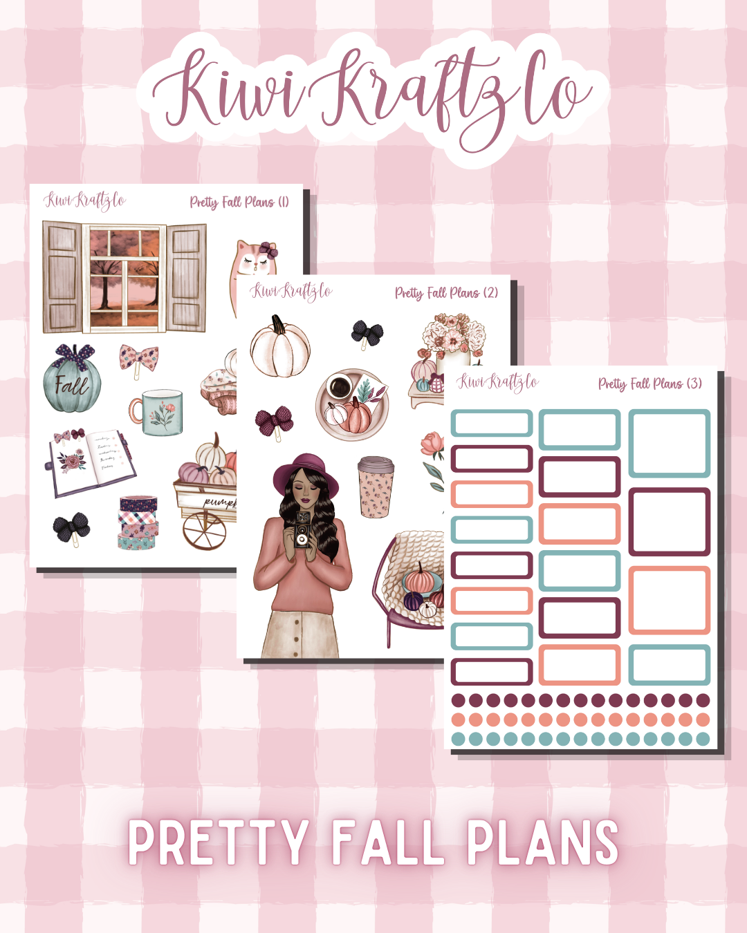 Pretty Fall Plans DIGITAL Bundle
