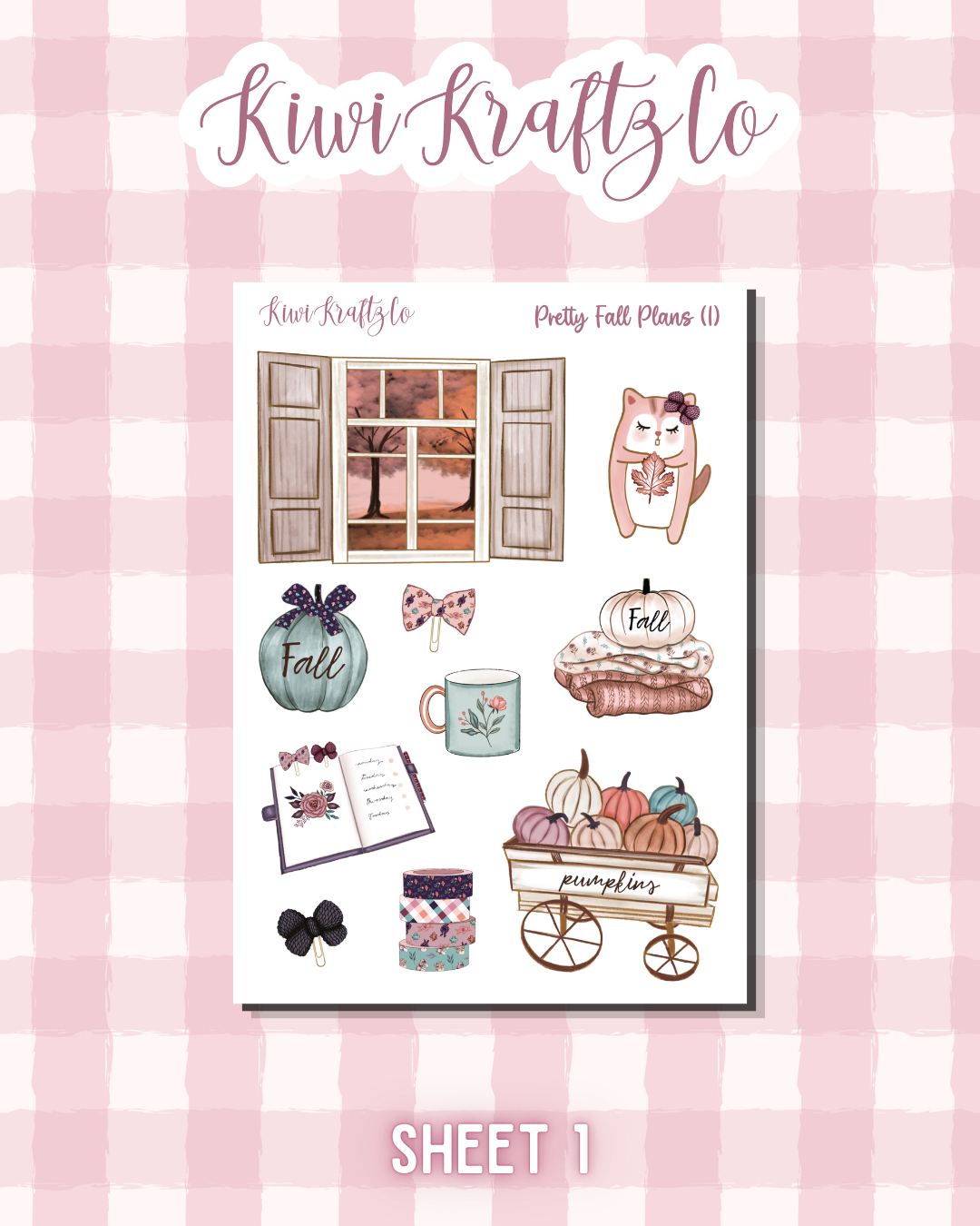 Pretty Fall Plans DIGITAL Bundle