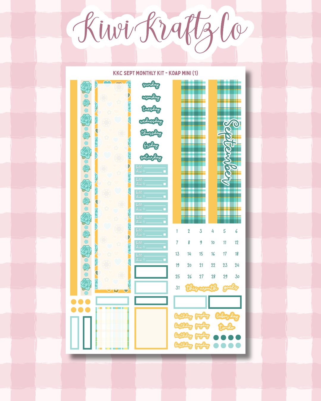September Monthly Kit - KOAP Mini