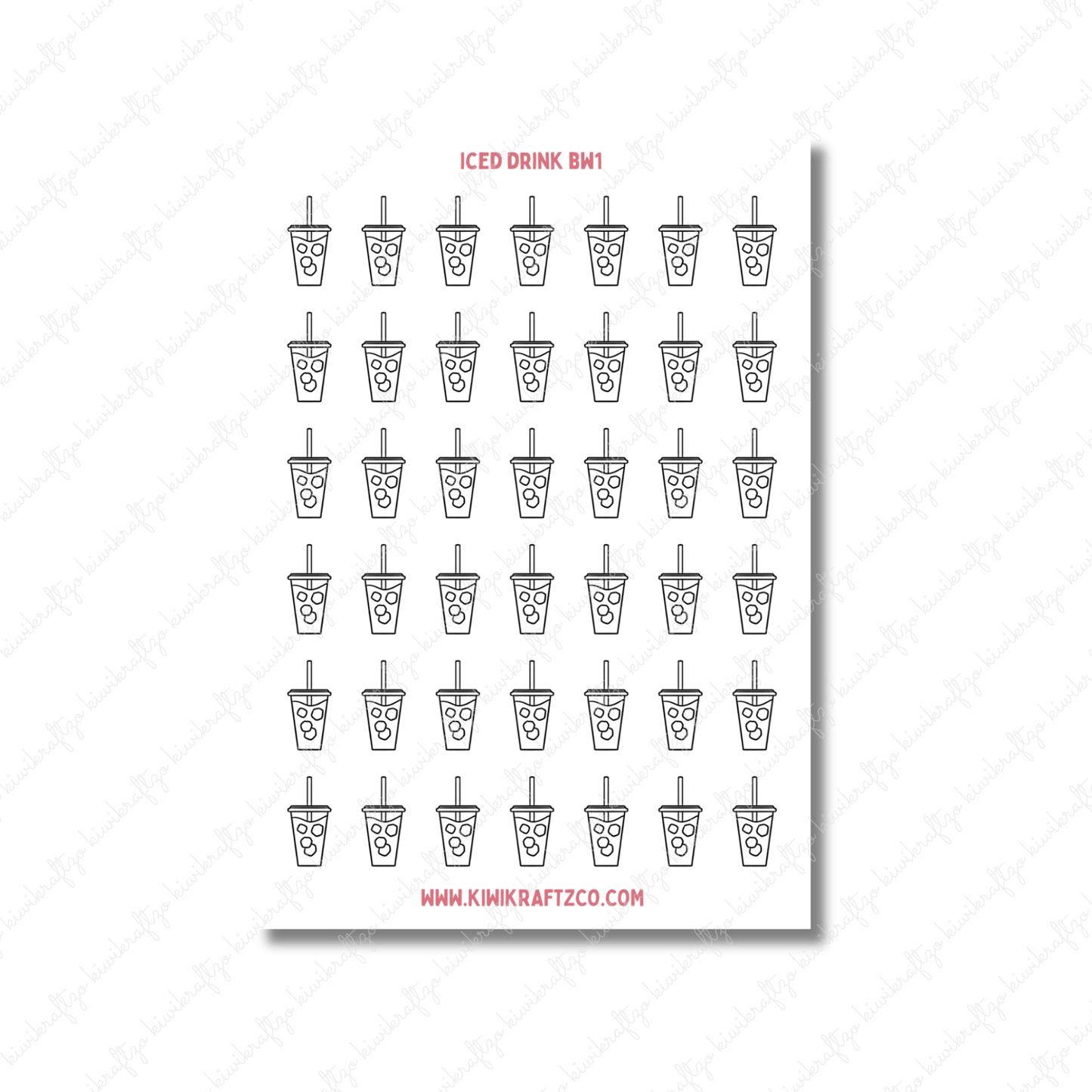 Iced Drink Icons