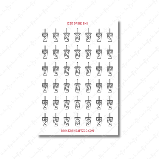 Iced Drink Icons