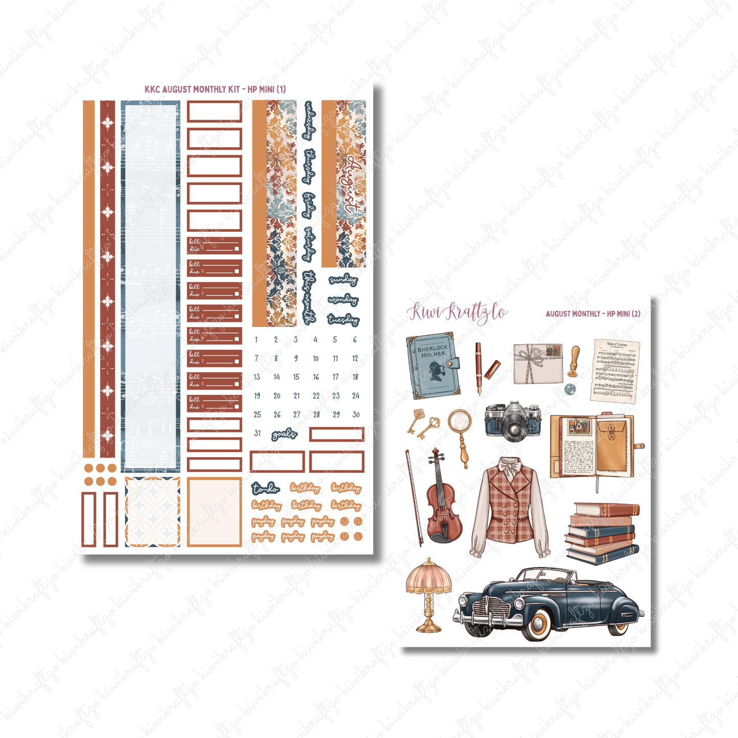 August Monthly Kit - HP Mini