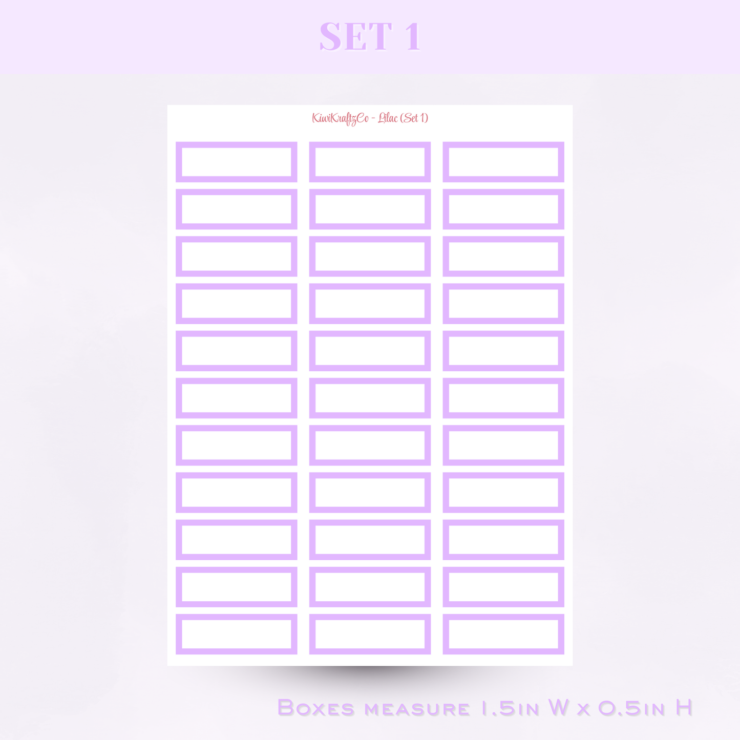 Pastel Functional Shapes - Lilac