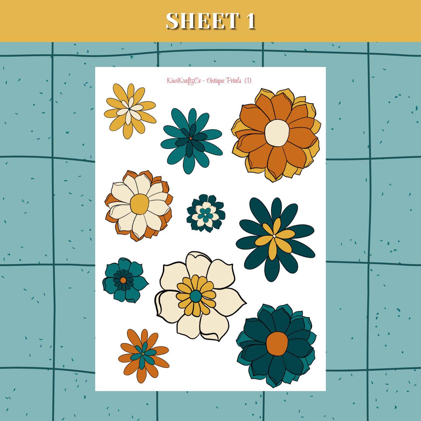 Antique Petals DIGITAL Bundle