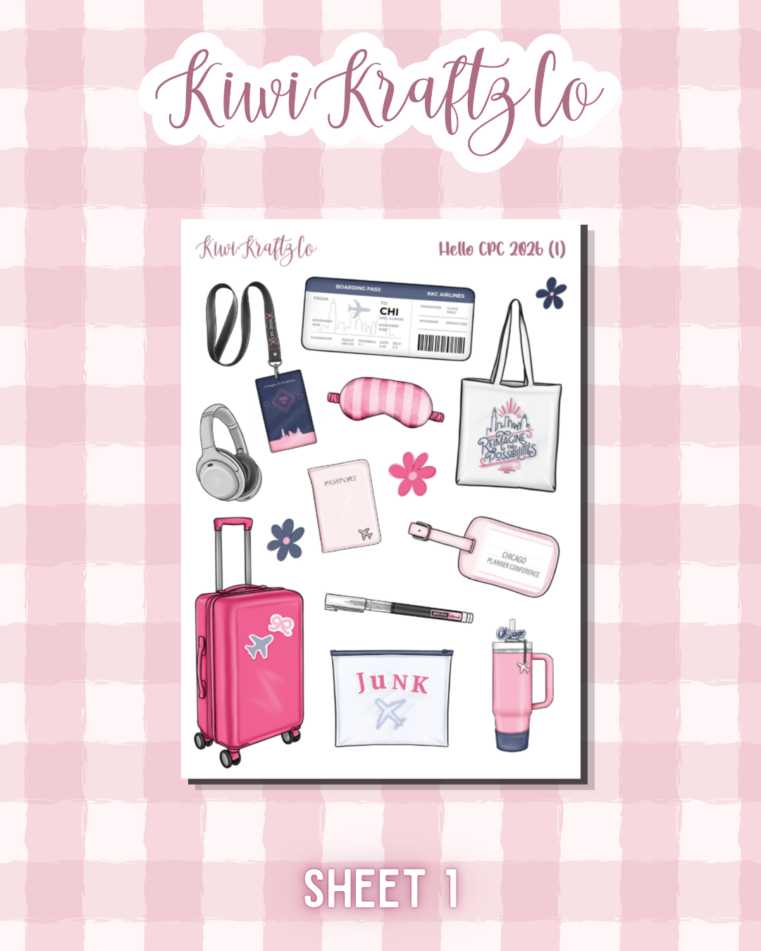 Hello CPC 2026 PHYSICAL Sticker Kit - Petite Size