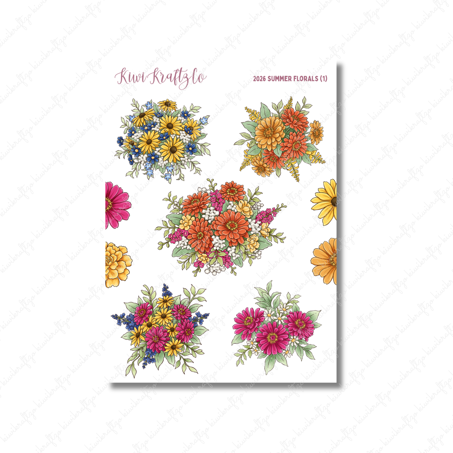2026 Summer Florals - Standard Size