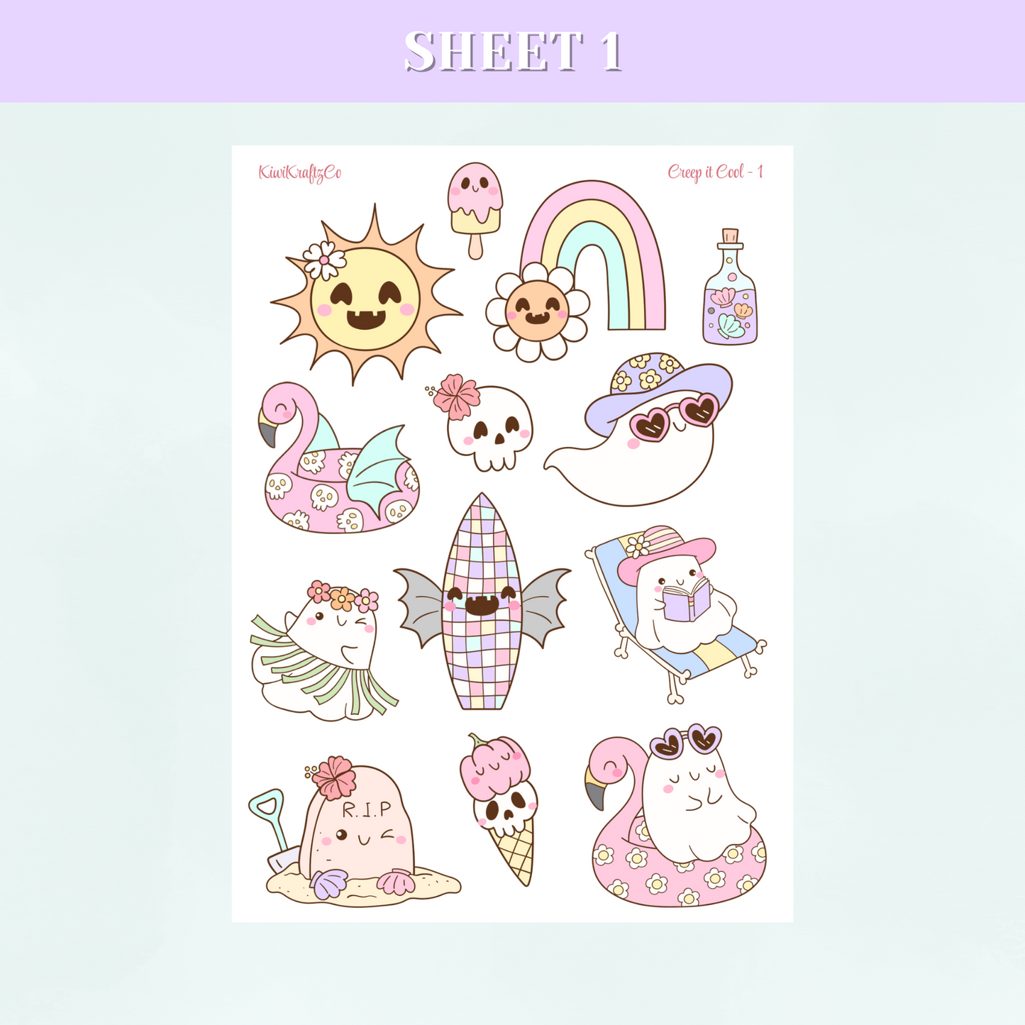 Creep it Cool PHYSICAL Sticker Kit