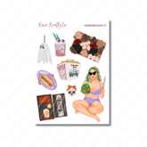 Summerween Night PHYSICAL Sticker Kit - Petite Size
