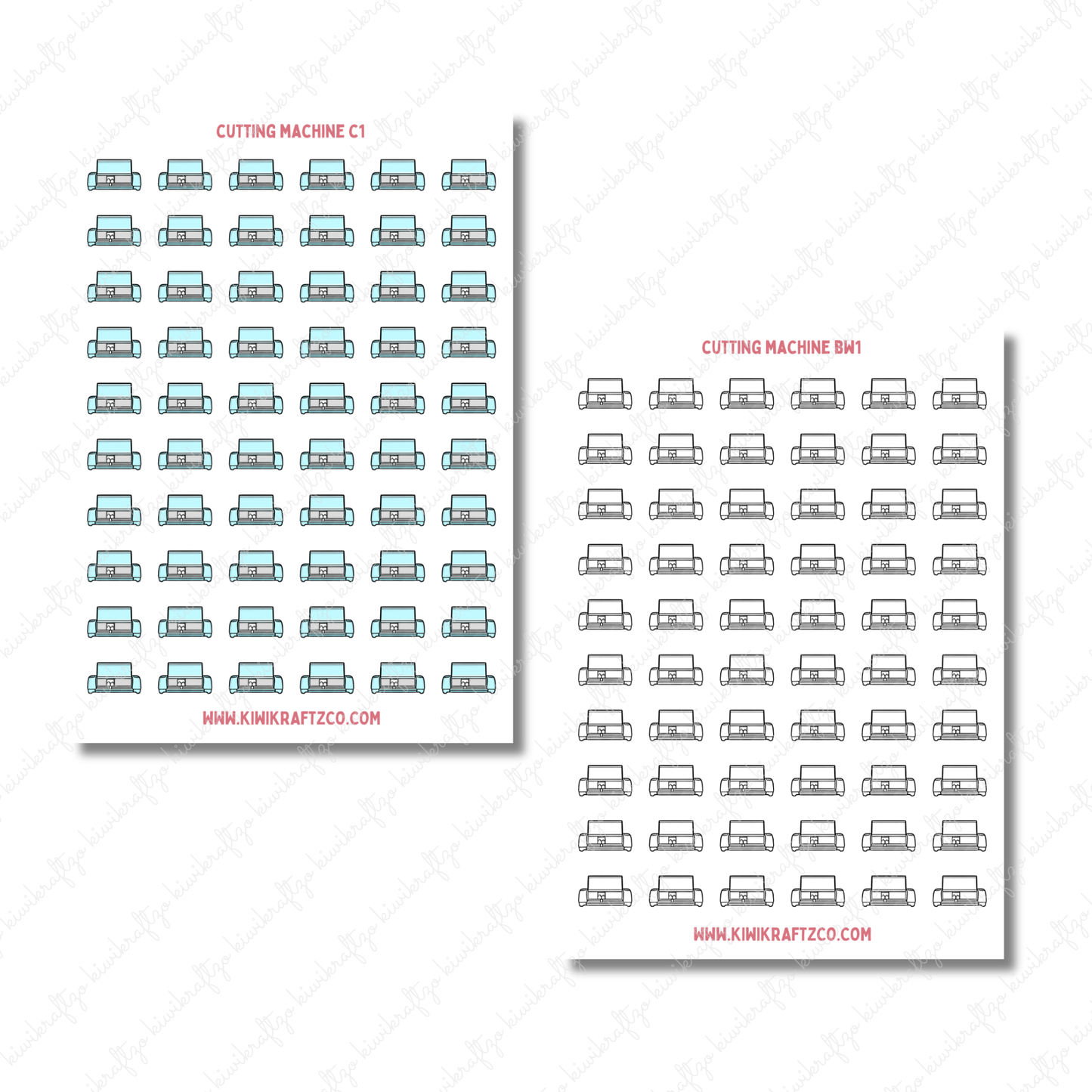 Cutting Machine Icons