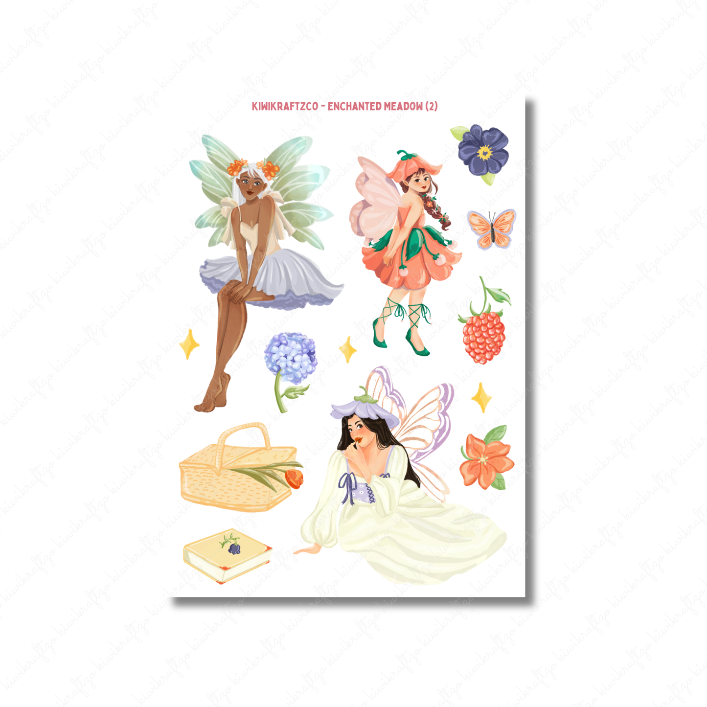 Enchanted Meadow PHYSICAL Sticker Kit - Petite Size