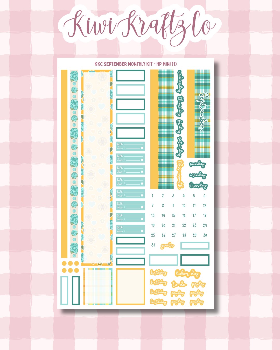 September Monthly Kit - HP Mini