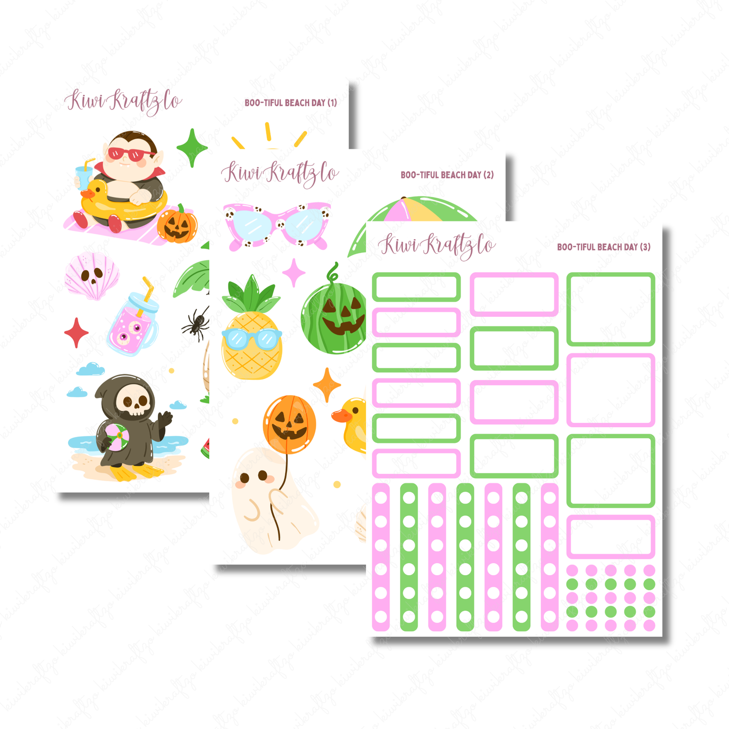 Boo-tiful Beach Day DIGITAL Bundle