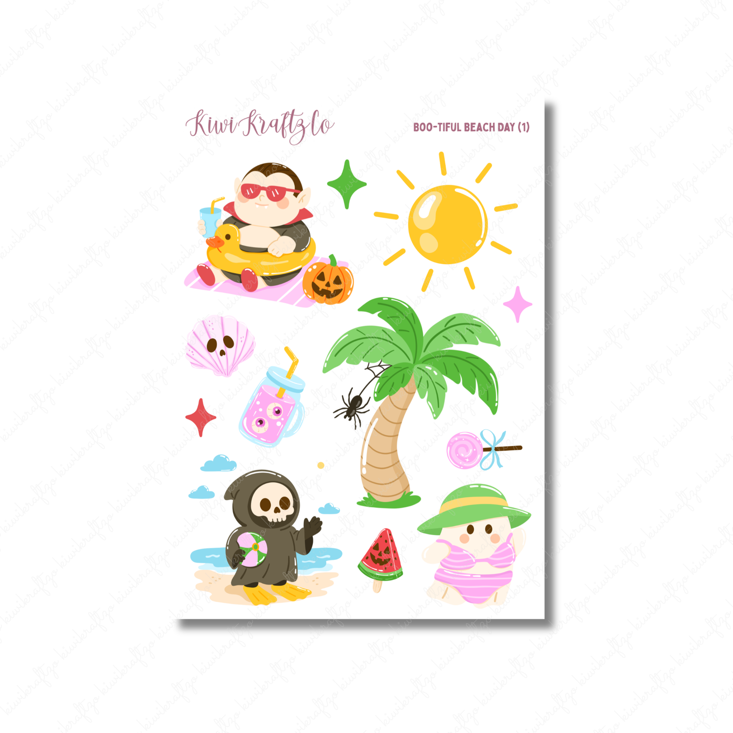 Boo-tiful Beach Day DIGITAL Bundle