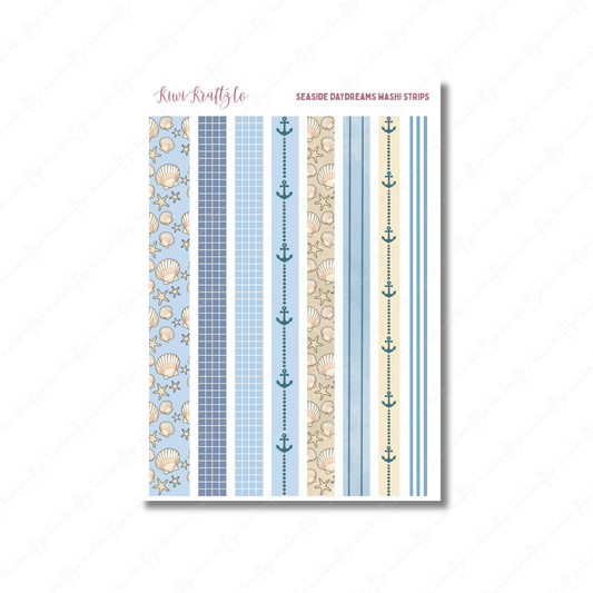 Seaside Daydreams Washi Strips