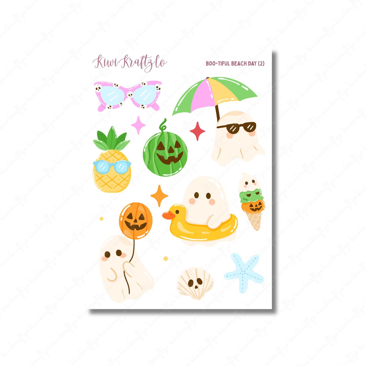Boo-tiful Beach Day DIGITAL Bundle