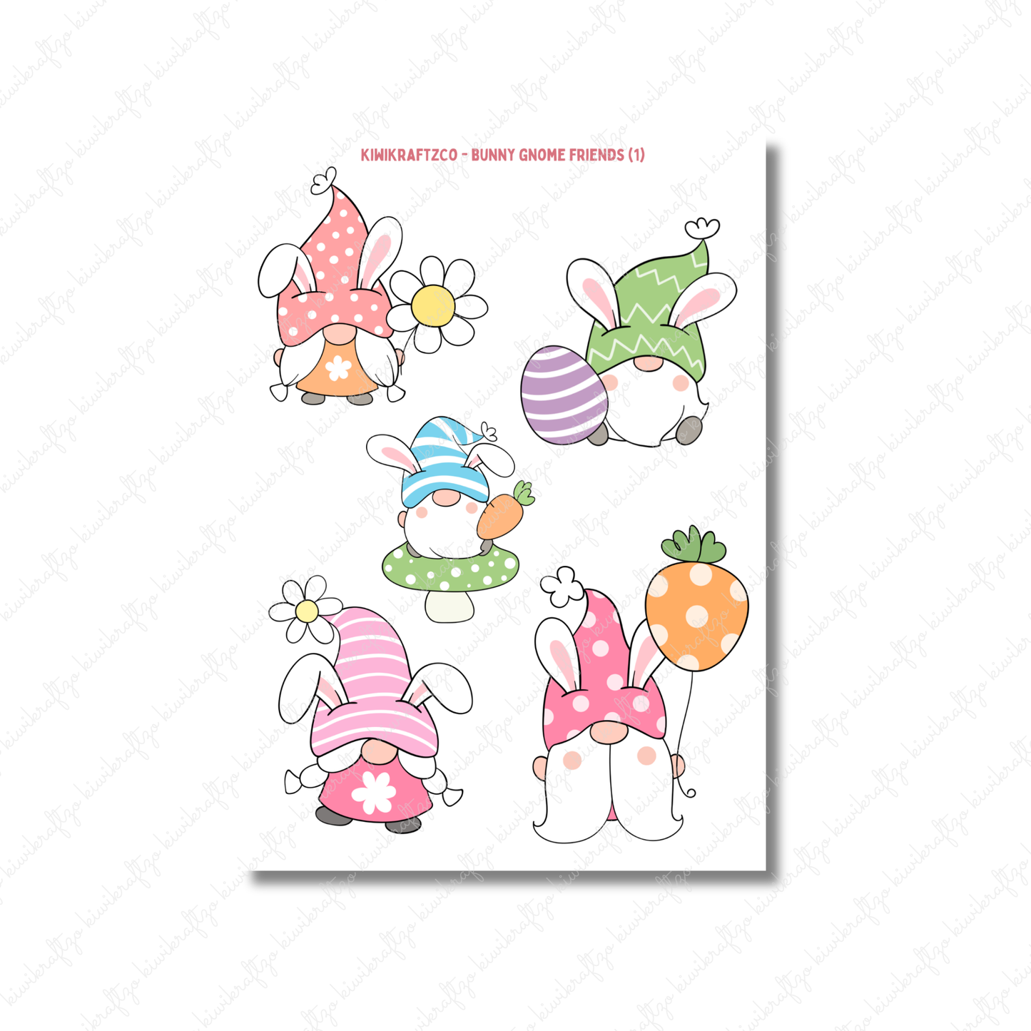 Bunny Gnome Friends DIGITAL Bundle