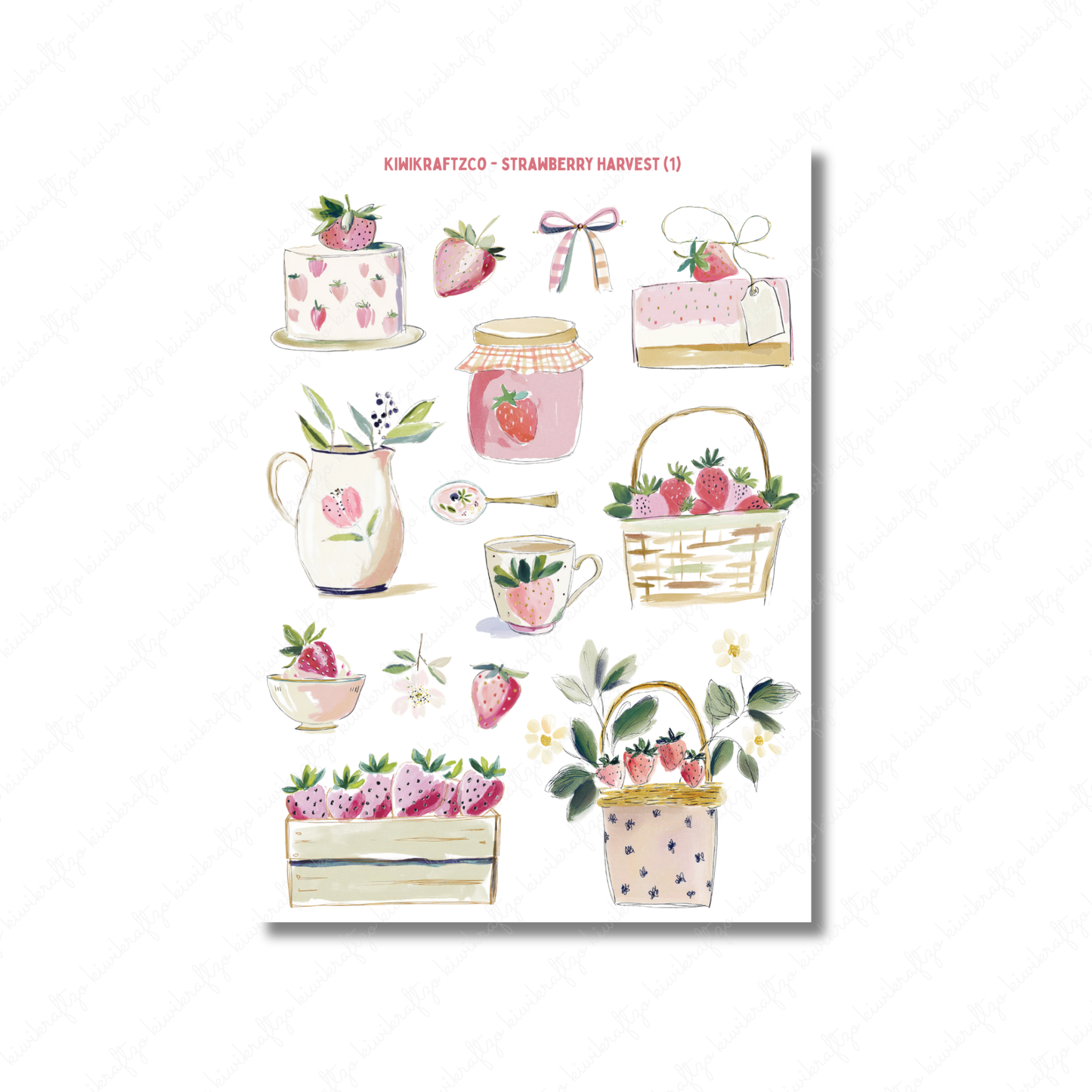 Strawberry Harvest DIGITAL Bundle