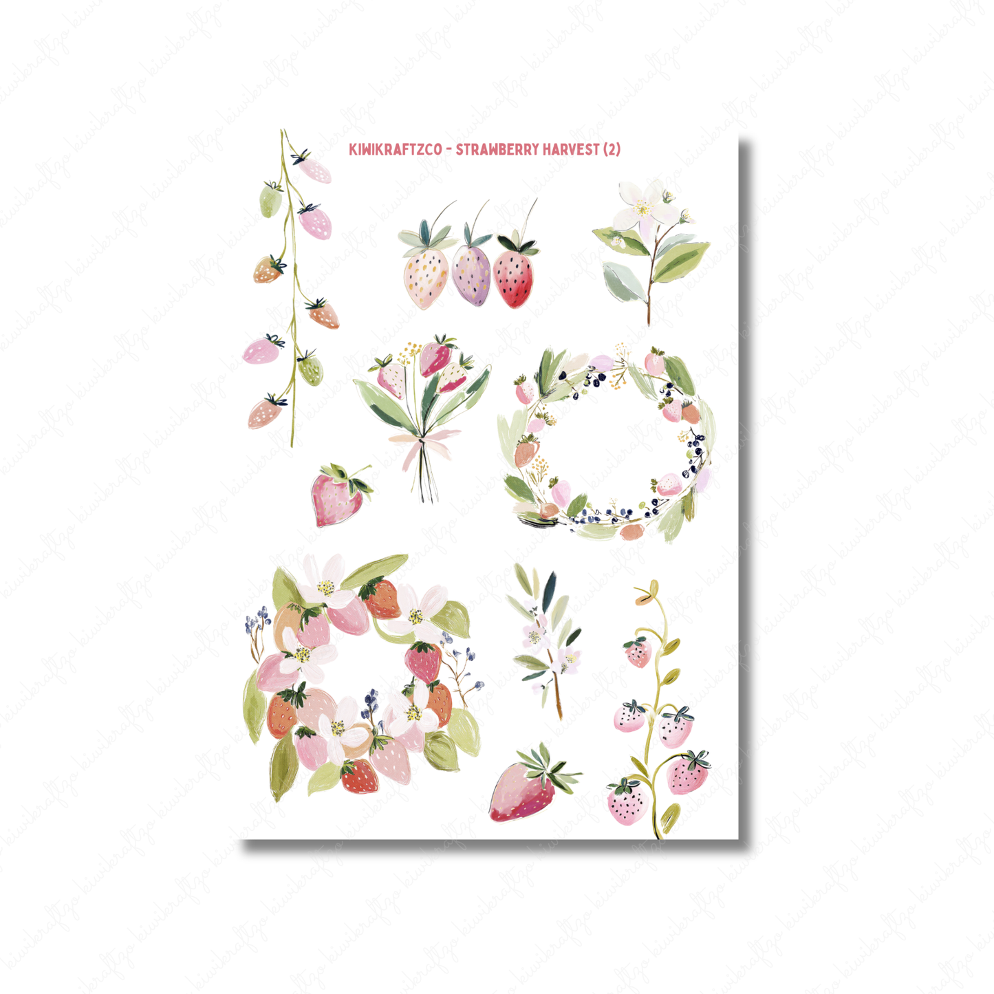 Strawberry Harvest DIGITAL Bundle