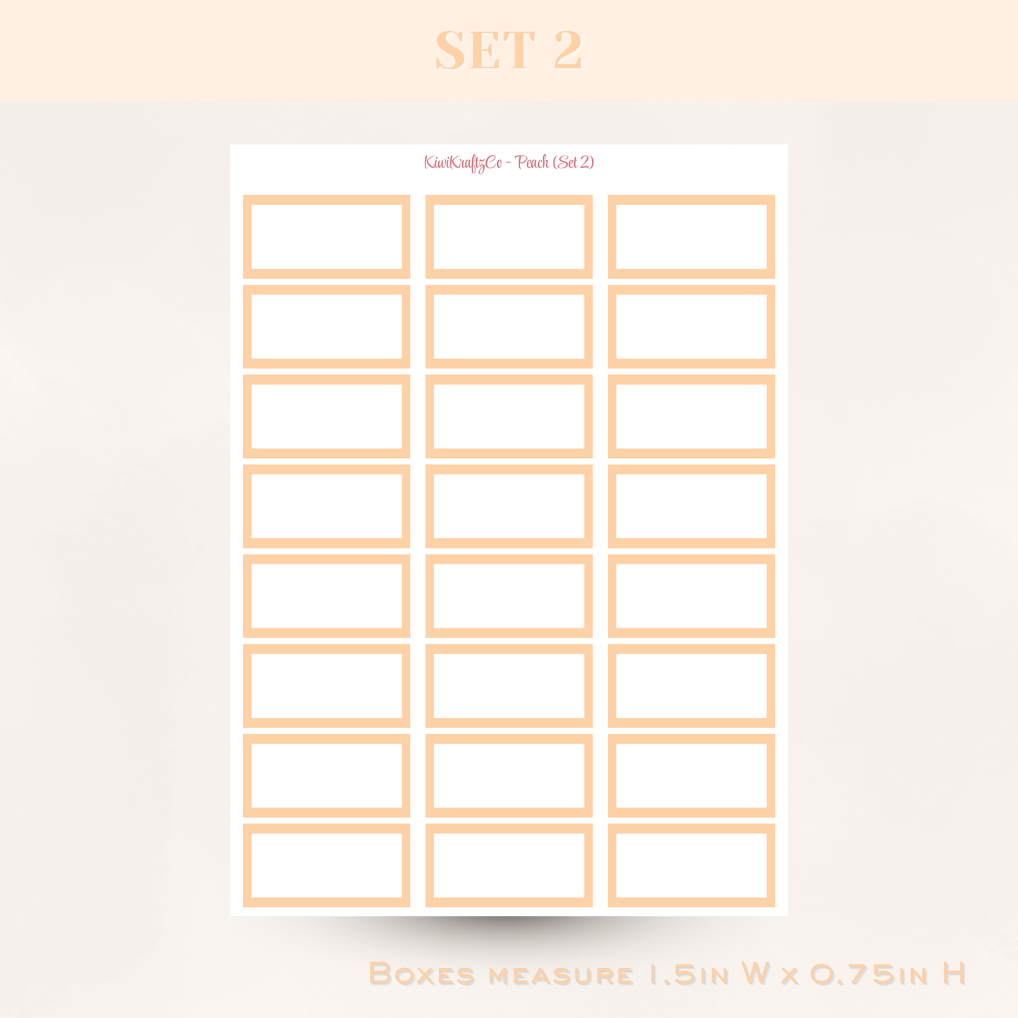 Pastel Functional Shapes - Peach