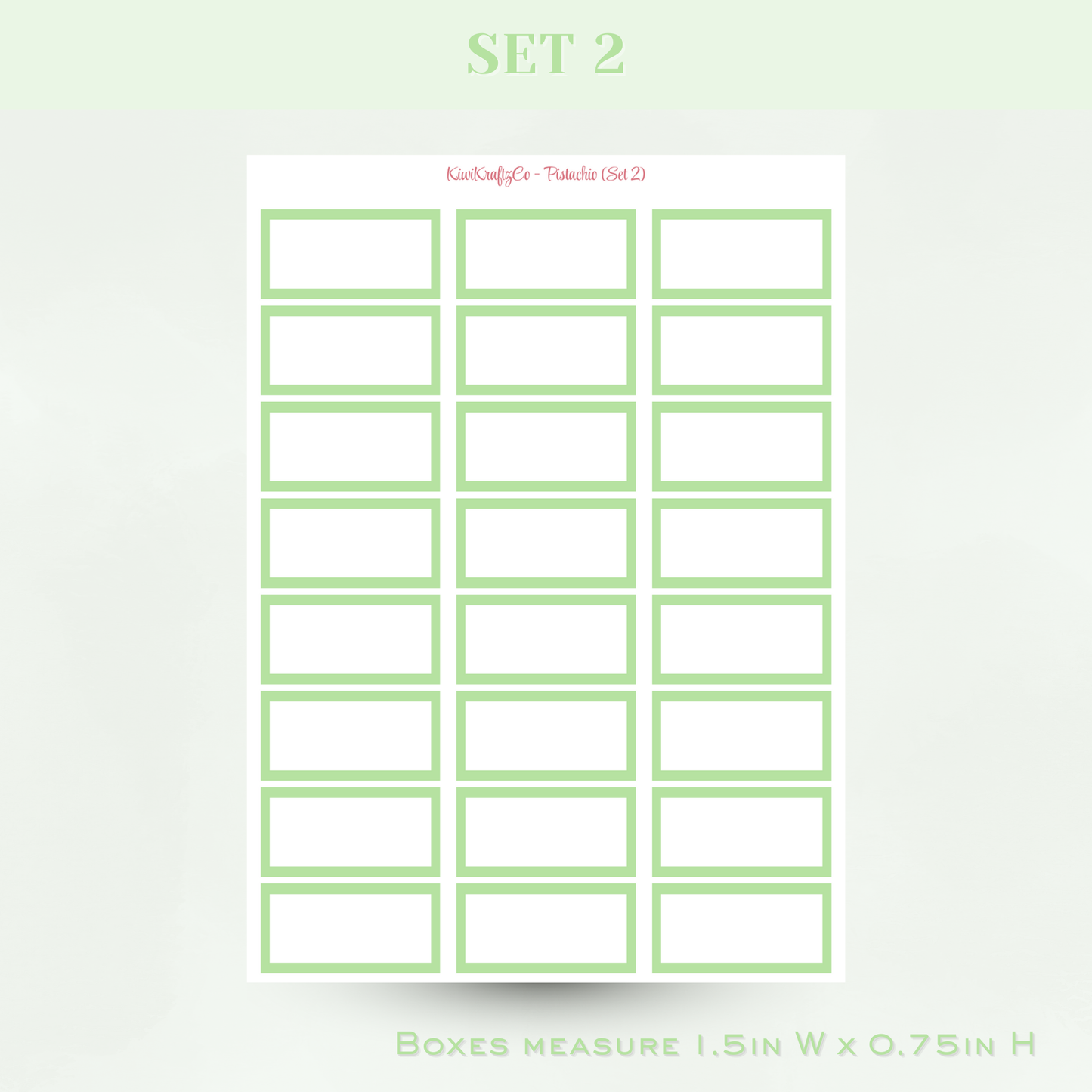 Pastel Functional Shapes - Pistachio