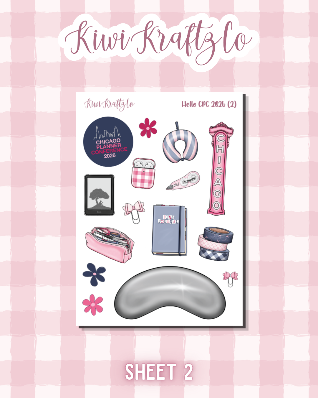 Hello CPC 2026 PHYSICAL Sticker Kit - Petite Size