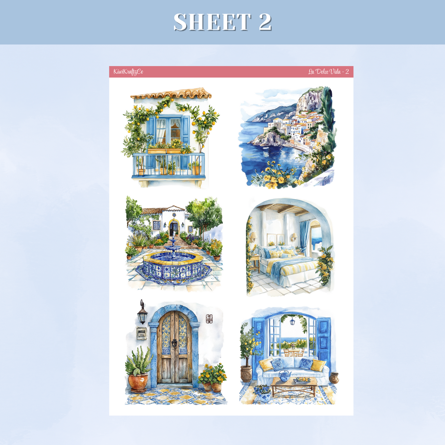 La Dolce Vida PHYSICAL Sticker Kit