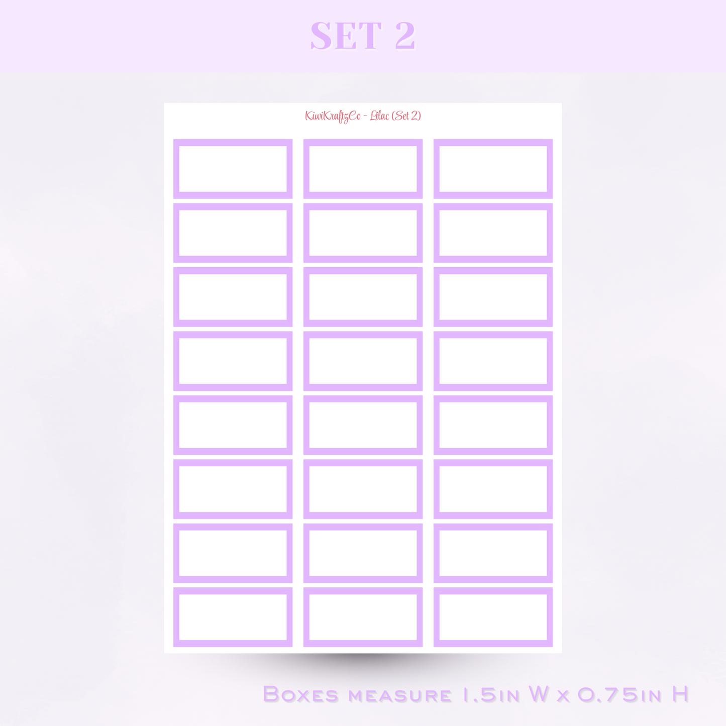 Pastel Functional Shapes - Lilac