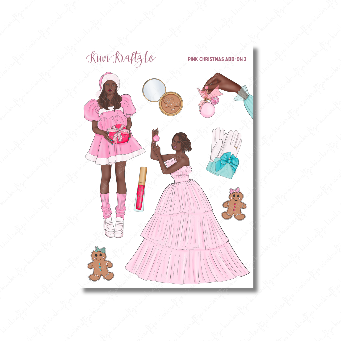 Pink Christmas DIGITAL Bundle