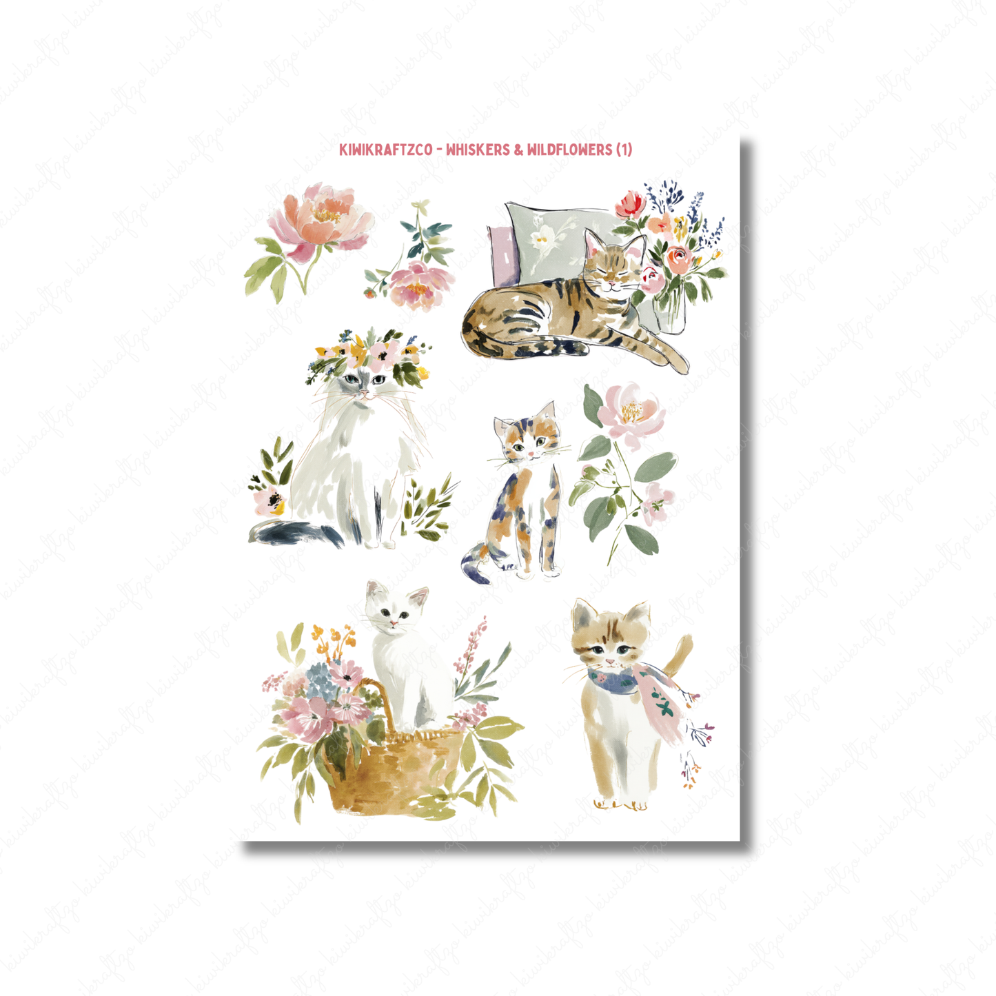 Whiskers & Wildflowers DIGITAL Bundle