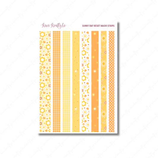 Sunny Day Reset Washi Strips