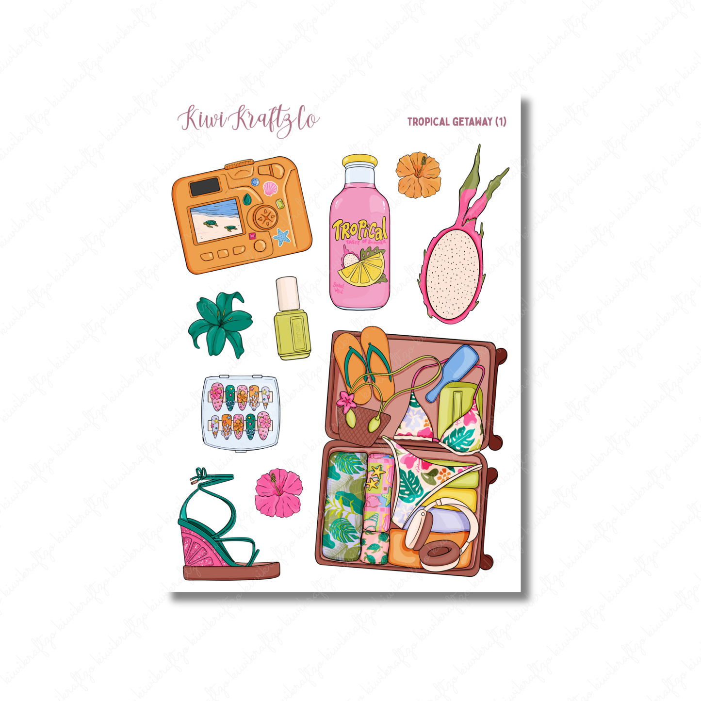 Tropical Getaway DIGITAL Bundle