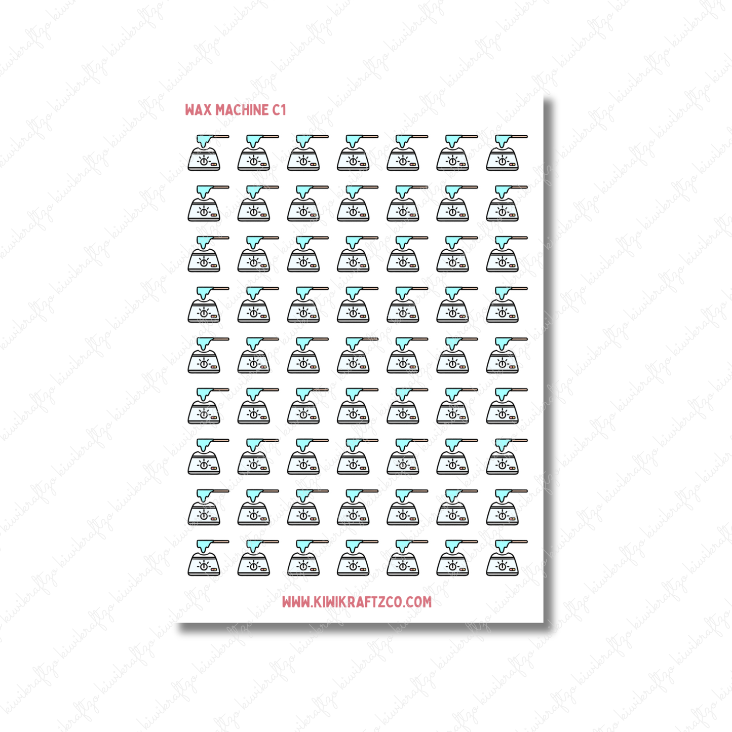 Wax Machine Icons
