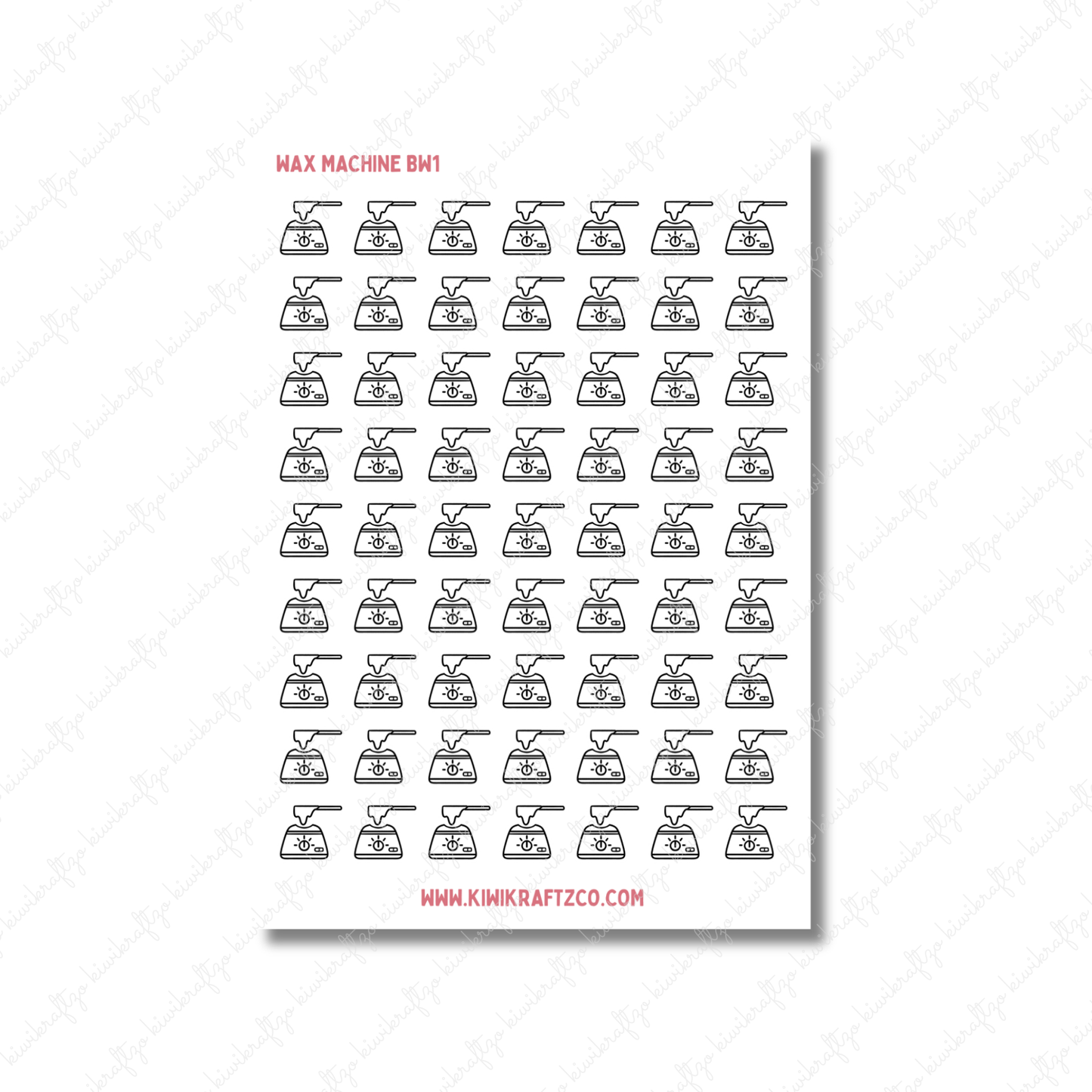 Wax Machine Icons