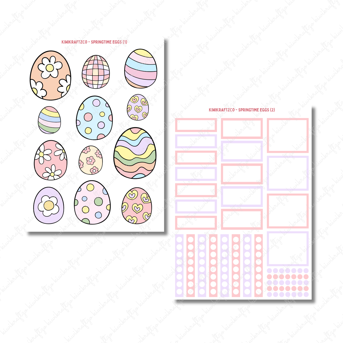 Springtime Eggs DIGITAL Bundle
