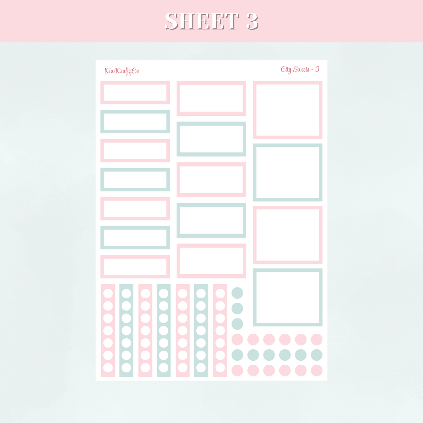 City Sweets PHYSICAL Sticker Kit
