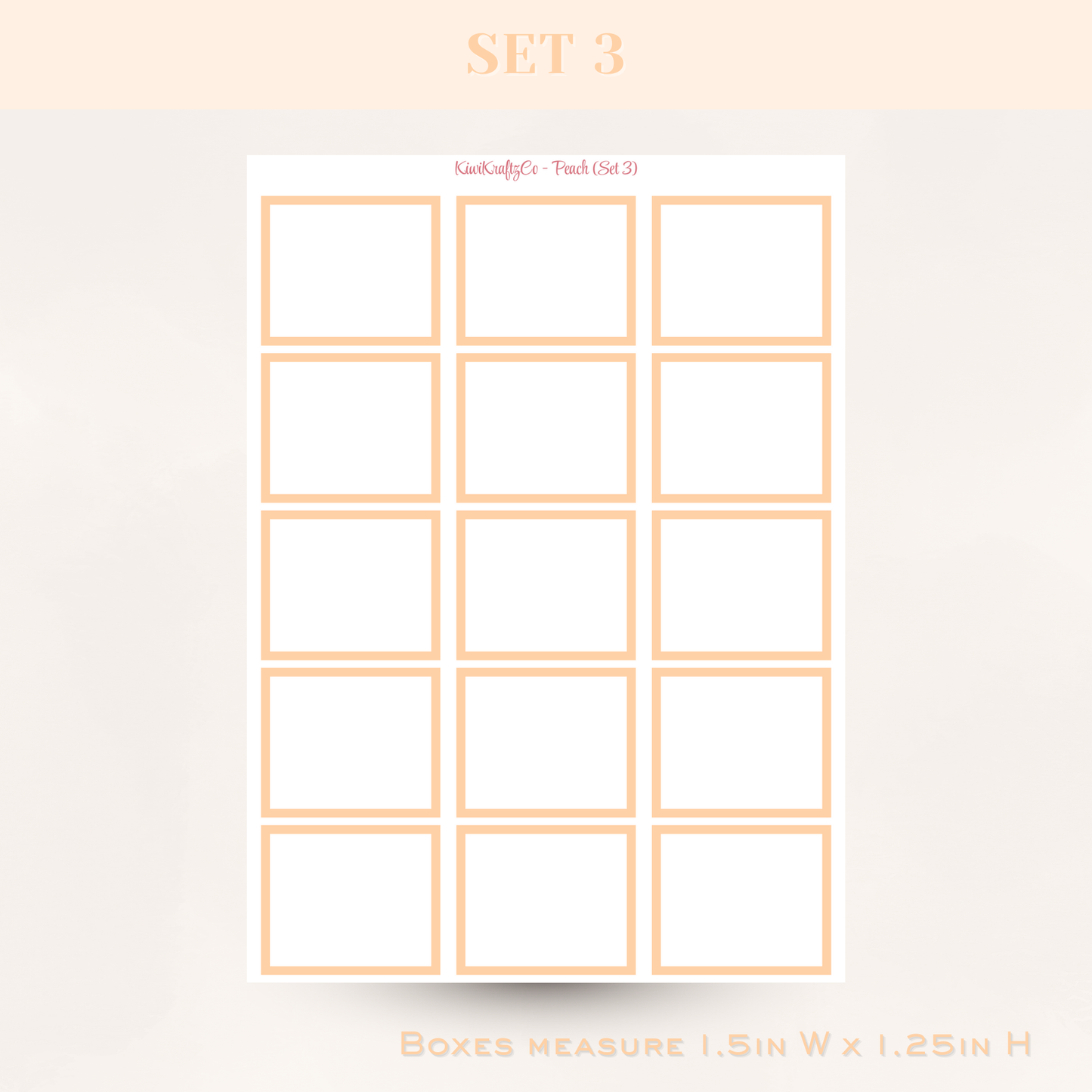 Pastel Functional Shapes - Peach